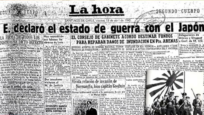 Hace 80 años Chile le declaró la guerra a Japón