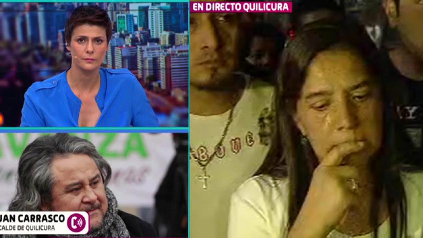 Vecinos de Quilicura preocupados por incendio de supemercado