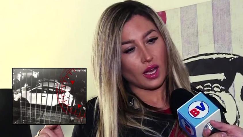 Luli fue víctima de un violento robo en su auto