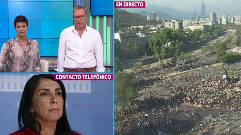 Intendenta Karla Rubilar: “Sabemos que han sido días difíciles”