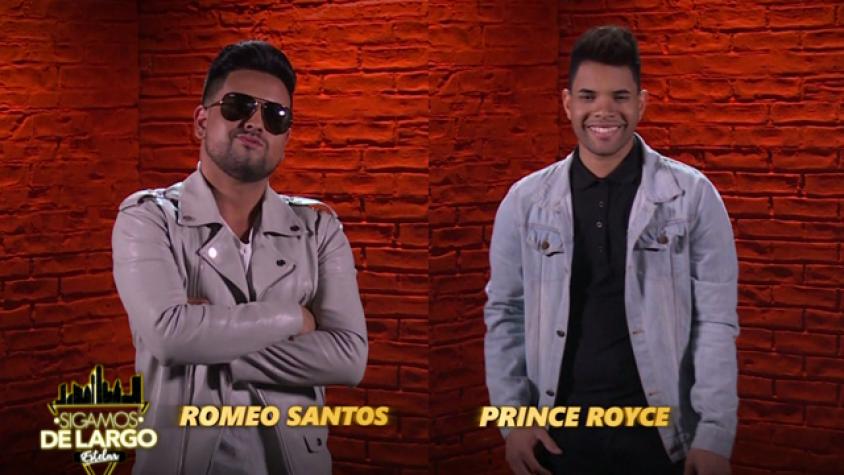 Romanticismo de Prince Royce y Romeo Santos llegó a SDL 