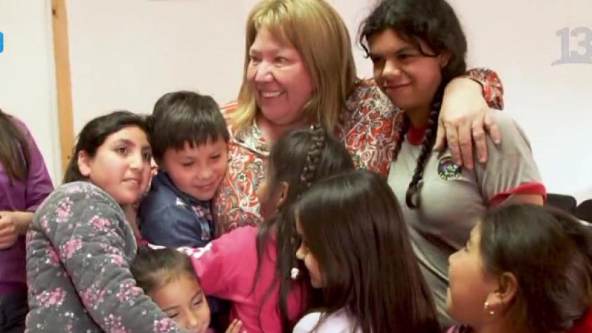 Andrea dejó todo para cuidar a los niños de El Castillo