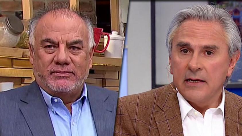 Iván Moreira y Osvaldo Andrade comentaron lo sucedido en La Dehesa