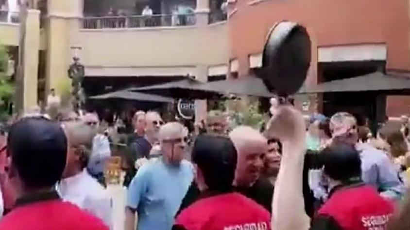 Vecinos de La Dehesa se indignaron con manifestación en centro comercial