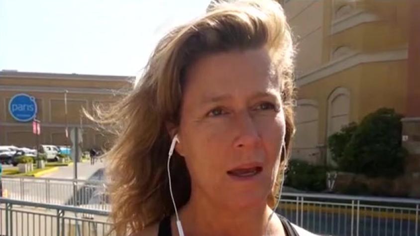 Denise denunció agresión por parte manifestantes en La Dehesa