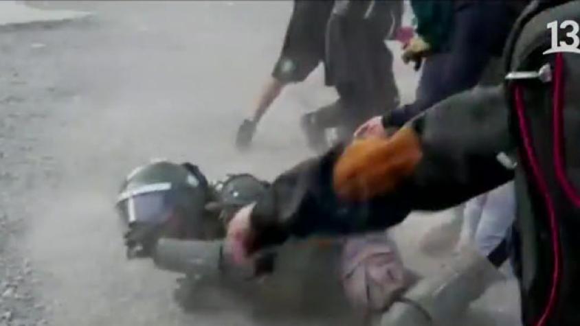 Impacto por violenta agresión a Carabinero 