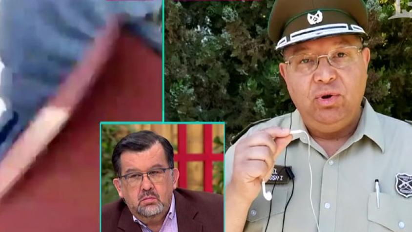 Coronel de Carabineros habló sobre su audio filtrado