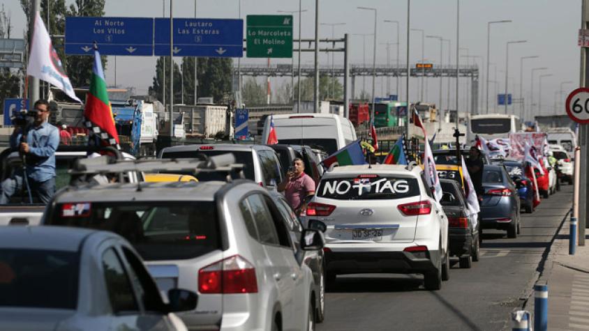 Así se vivió una nueva jornada de manifestaciones por las tarifas del TAG