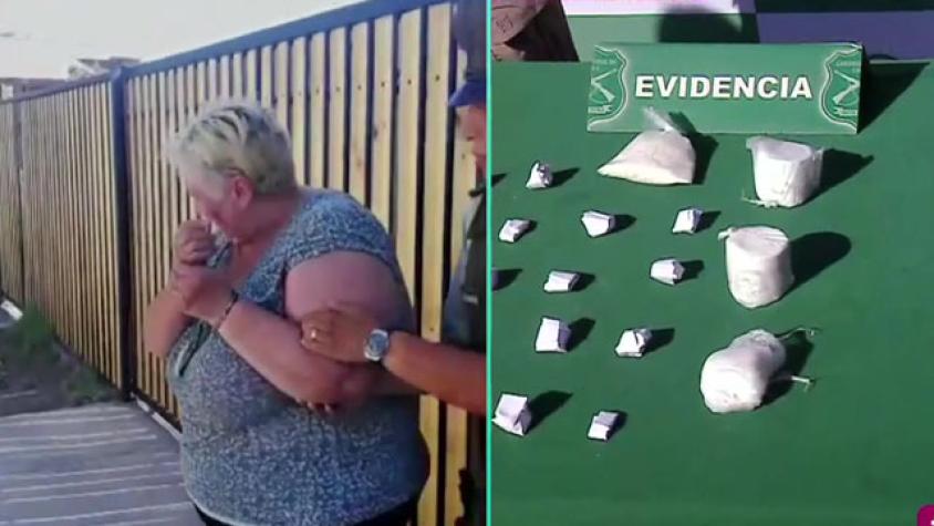 Detuvieron a mujer de 72 años que vendía droga en Las Condes