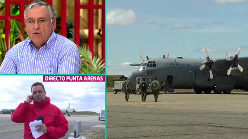 Sigue el operativo de búsqueda de los restos del Hércules C-130