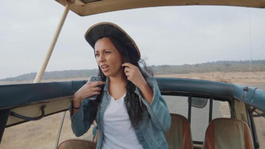 María Eugenia nos sorprendió con un exclusivo safari 