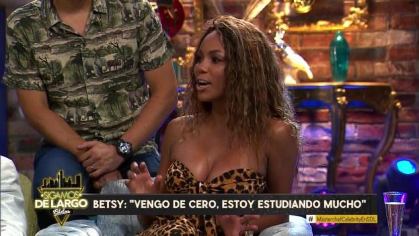 Betsy: "Estoy estudiando mucho desde que acepté" 