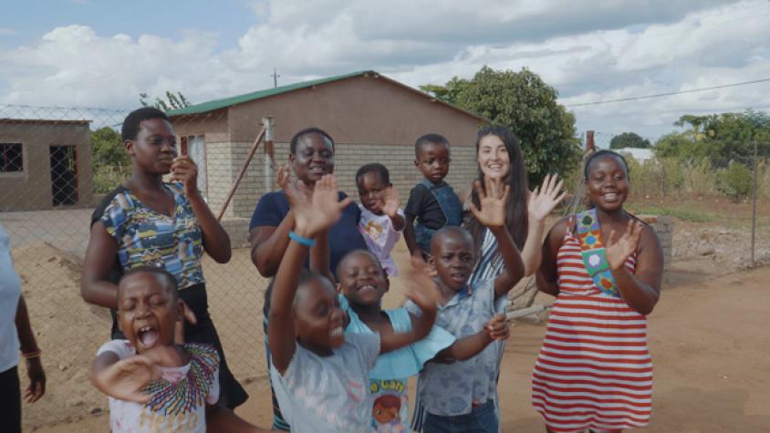 Natalia llegó a Sudáfrica para ser voluntaria