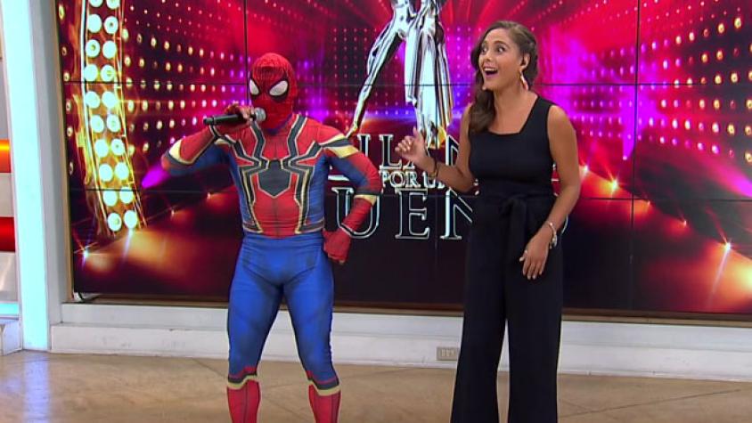 Sensual Spiderman nos mostró sus mejores pasos en la previa de “Bailando por un Sueño”