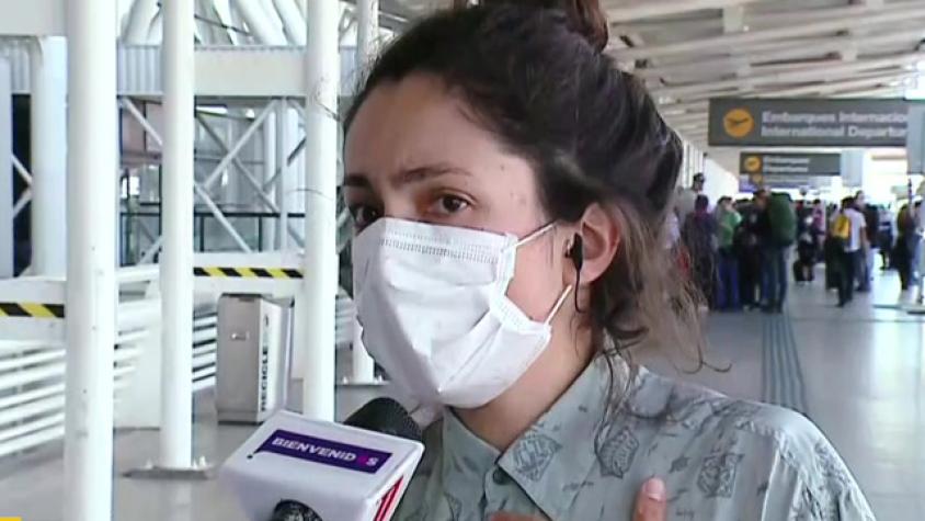 Chilena que llegó de Japón relata protocolo en Aeropuerto de Santiago 