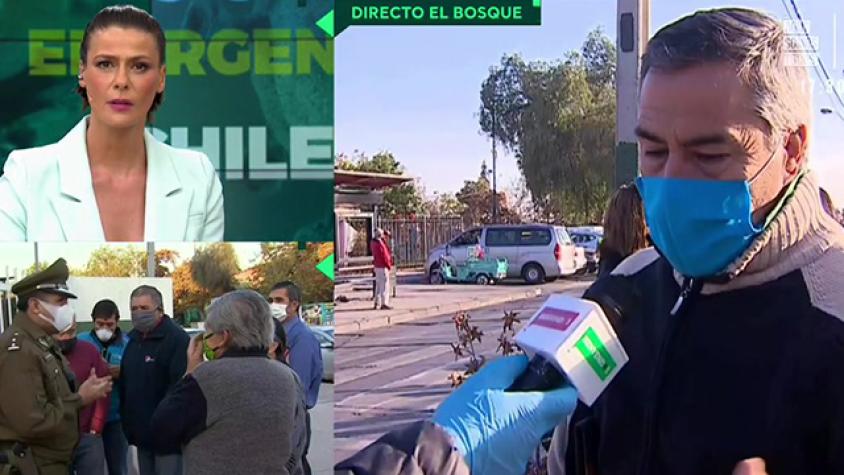 Largas filas para sacar salvoconductos en El Bosque