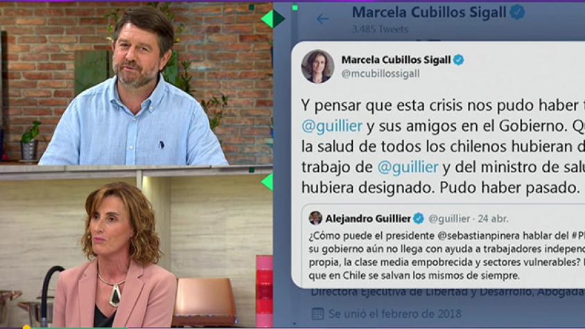 Marcela Cubillos se refirió a polémico Tweet “era simplemente descriptivo”