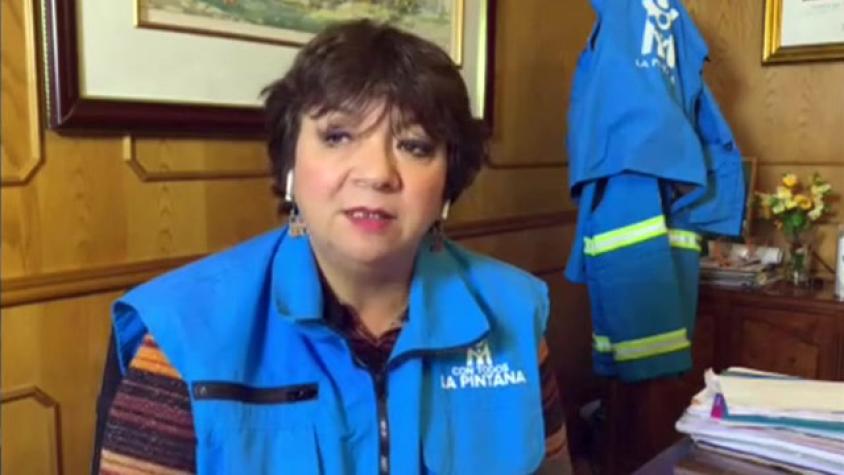 Claudia Pizarro evalúa medida de cuarentena en La Pintana