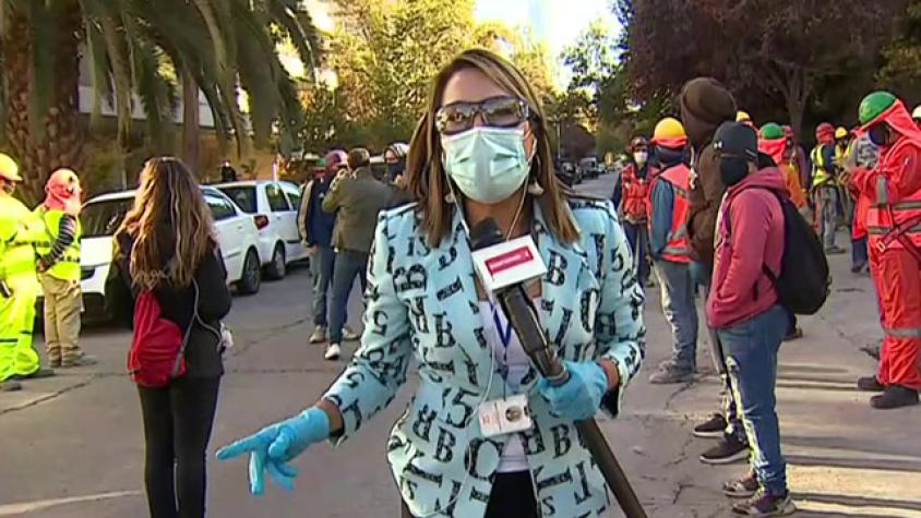 Trabajadores denuncian foco de contagio al interior de obra