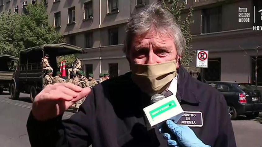 Ministro Espina: “las FFAA están para ayudar con la salud”