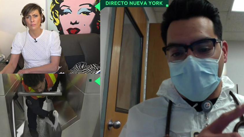 Médico chileno en Nueva York: “es como una zona de guerra”