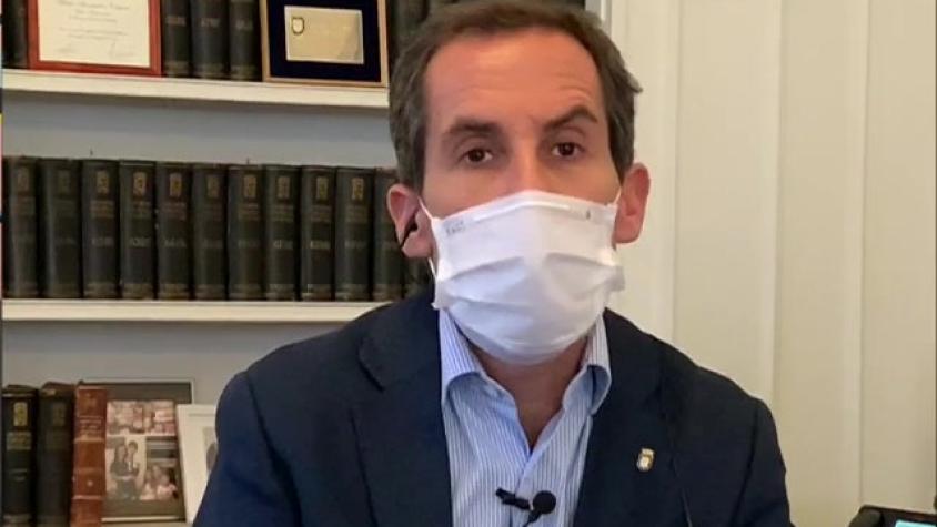 Alcalde de Santiago valora cambio en medidas para enfrentar el COVID-19
