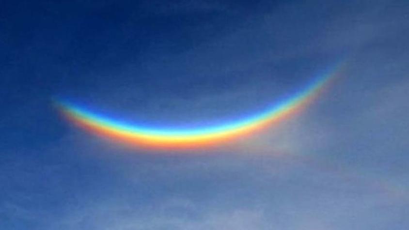 FOTOS: Arcoíris al revés, el fenómeno que se tomó el cielo de Italia