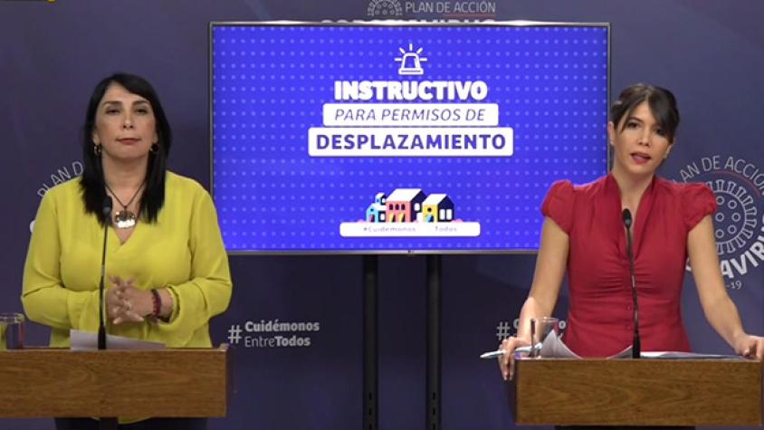 Gobierno actualiza instructivo para permisos de desplazamiento