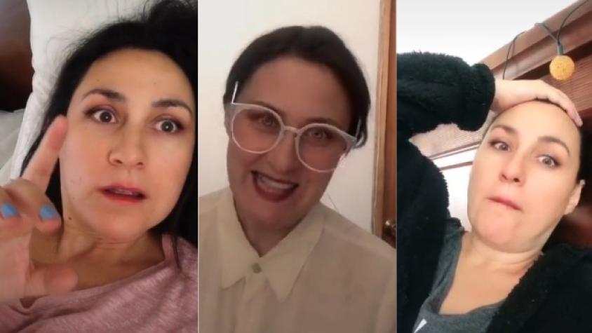 Actriz Carolina Paulsen hace reír en TikTok durante la cuarentena