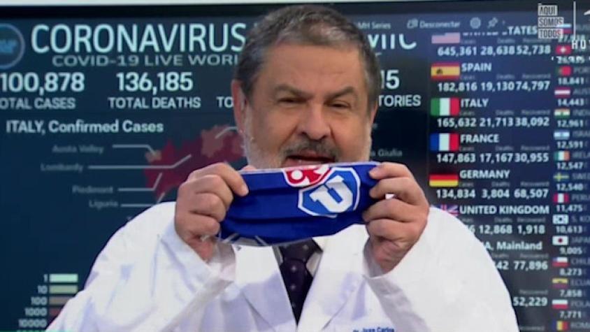 La gran pasión del doctor Molina: es fanático total de la Universidad de Chile