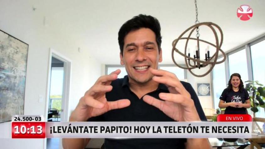 Rafael Araneda contó qué le dijeron en el extranjero por esta Teletón 2020