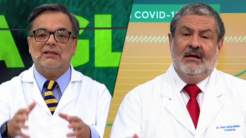 Doctores Rivera y Molina analizaron último reporte del Covid-19 en Chile