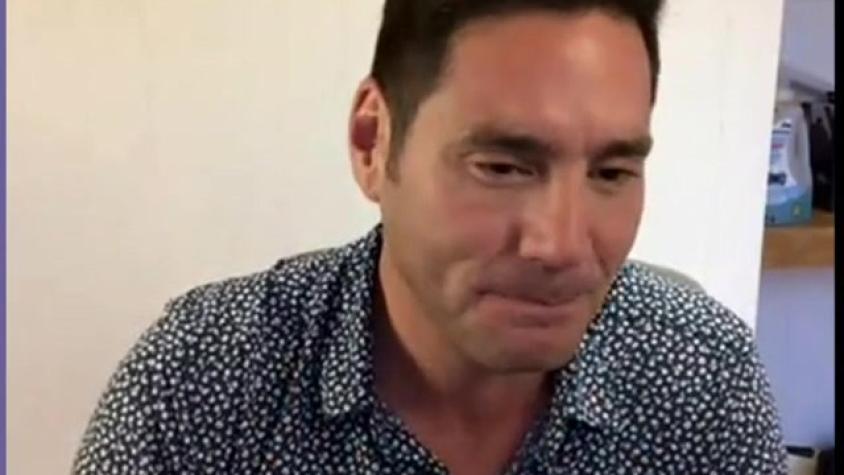 Pancho Saavedra llora en pantalla porque echa de menos a su abuela