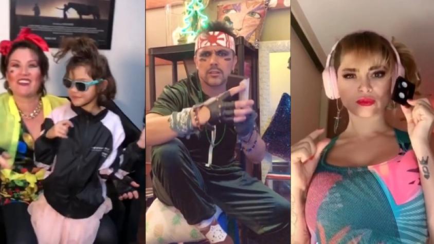 Figuras del espectáculo chileno reviven la época ochentera en divertido challenge