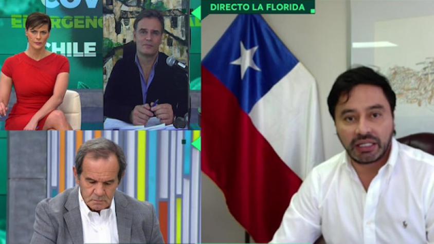 Alcalde de La Florida preocupado por la alimentación de adultos mayores