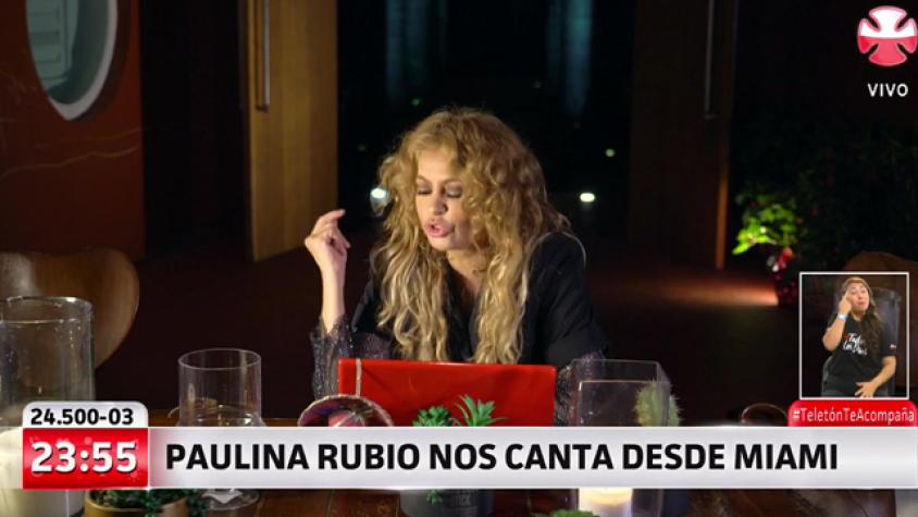 Rockeamos junto a Paulina Rubio en la Teletón