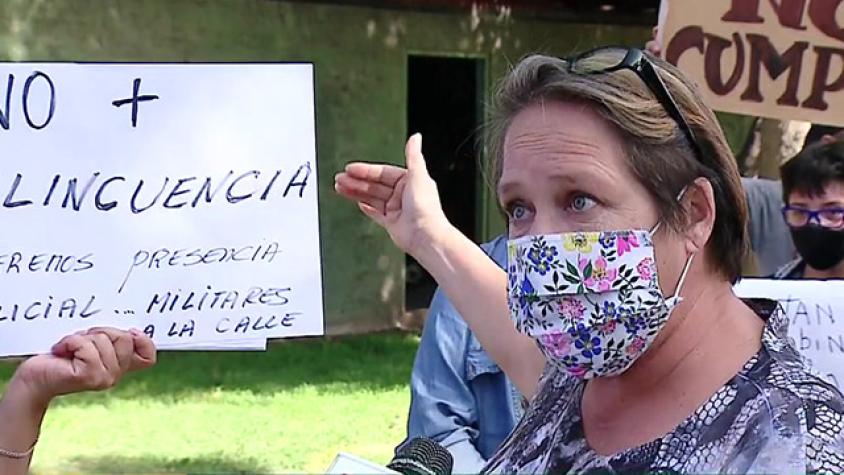 Vecino de Maipú están aburridos de la delincuencia y exigen más seguridad