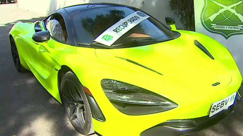 Vehículo de $350 millones fue incautado por Carabineros