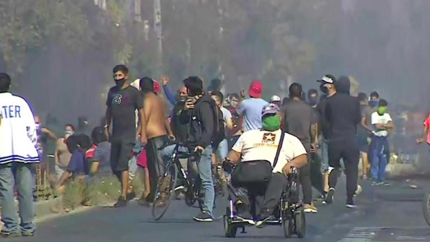 Violenta jornada de manifestaciones en El Bosque