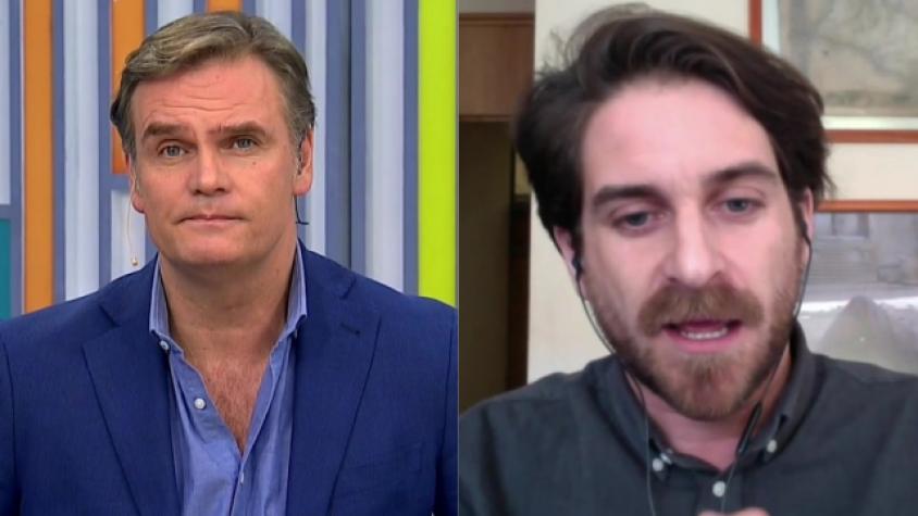 El tenso cruce de Amaro Gómez-Pablos y Gonzalo Winter en “Bienvenidos”