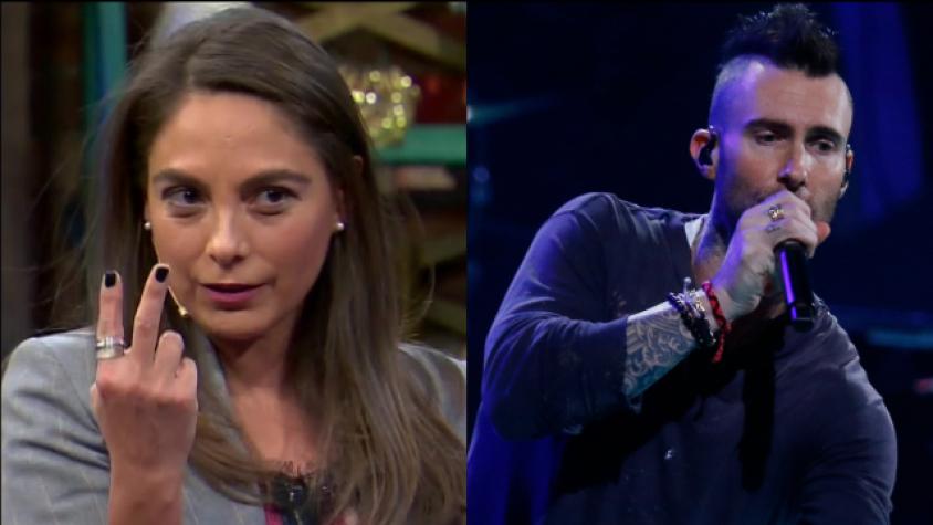 Ángeles Araya desclasifica incómodo encuentro cara a cara con Adam Levine