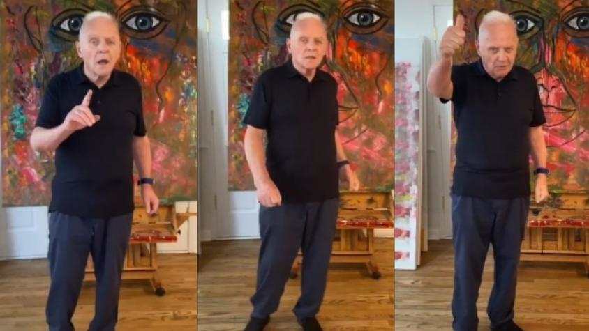 Nunca es tarde: Anthony Hopkins se suma a TikTok con reto bailable