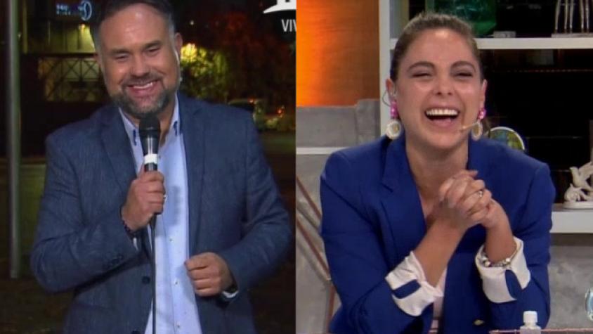 Meteorólogo desata las risas de Ángeles Araya tras reconocer “error” en pantalla