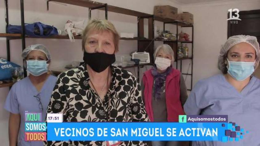Vecinos en San Miguel crearon un comedor solidario