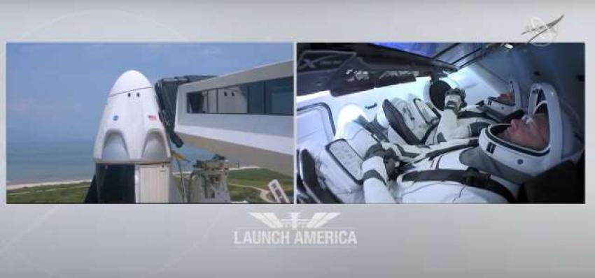 Así fue el lanzamiento del SpaceX al espacio  