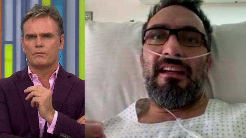 Contagiado con COVID-19 impacta con su dramático relato en “Bienvenidos”