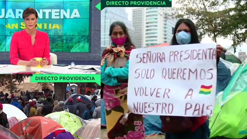 600 bolivianos en Chile esperan volver a su país: “¿por qué nos abandona presidenta? ¡somos tu gente!”