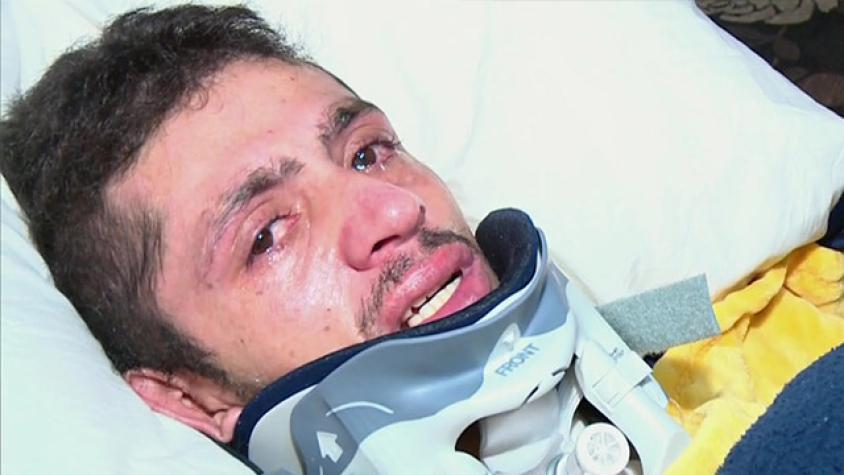 Yoni quedó tetrapléjico por un disparo en su nuca tras ser asaltado