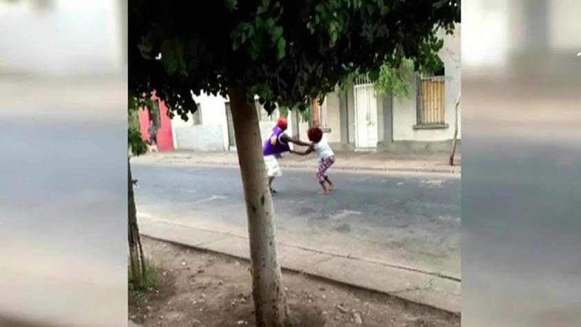 Mujer sufrió brutal golpiza por parte de su pareja en barrio residencial de Recoleta