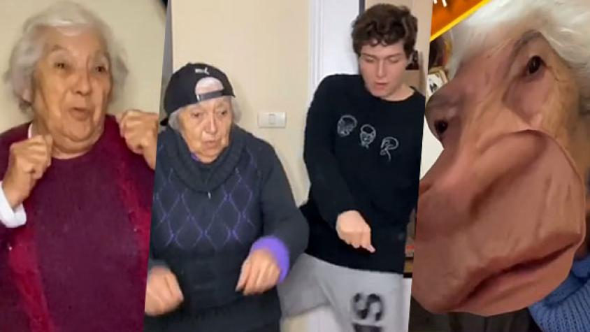 Abuela y su nieto causan furor total en TikTok con sus locuras